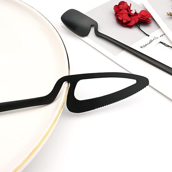 Matte Black Elegance Cutlery Set