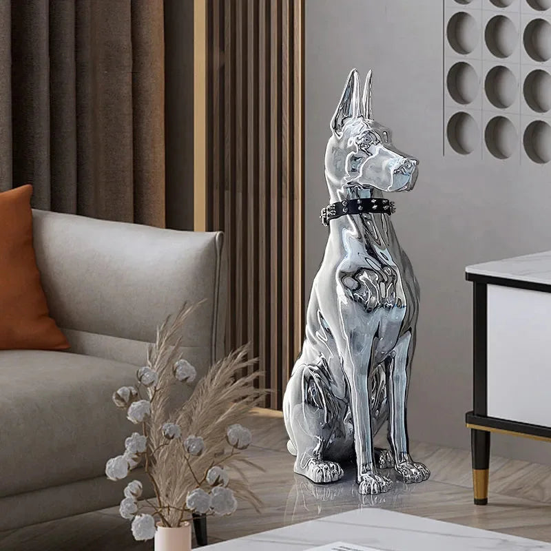 Elegant Dog Statue