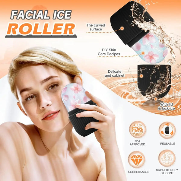 Silicone Ice Face Roller