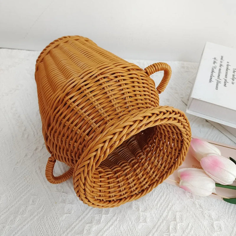 Elysian Rattan Elegance Vase