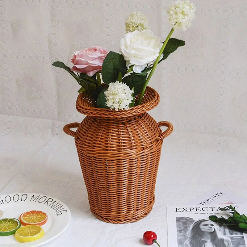 Elysian Rattan Elegance Vase