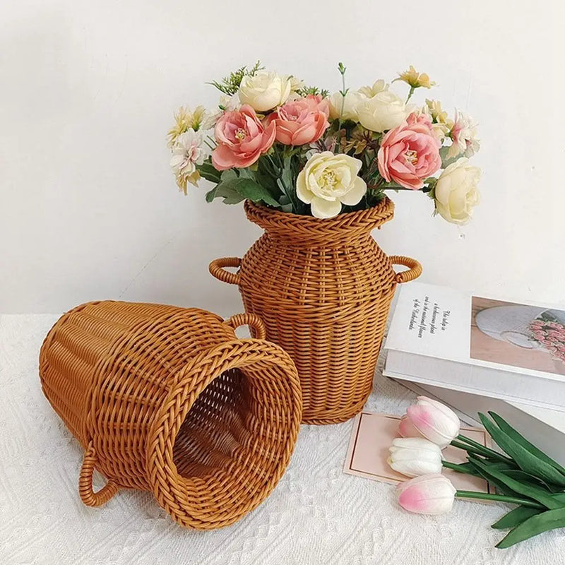 Elysian Rattan Elegance Vase