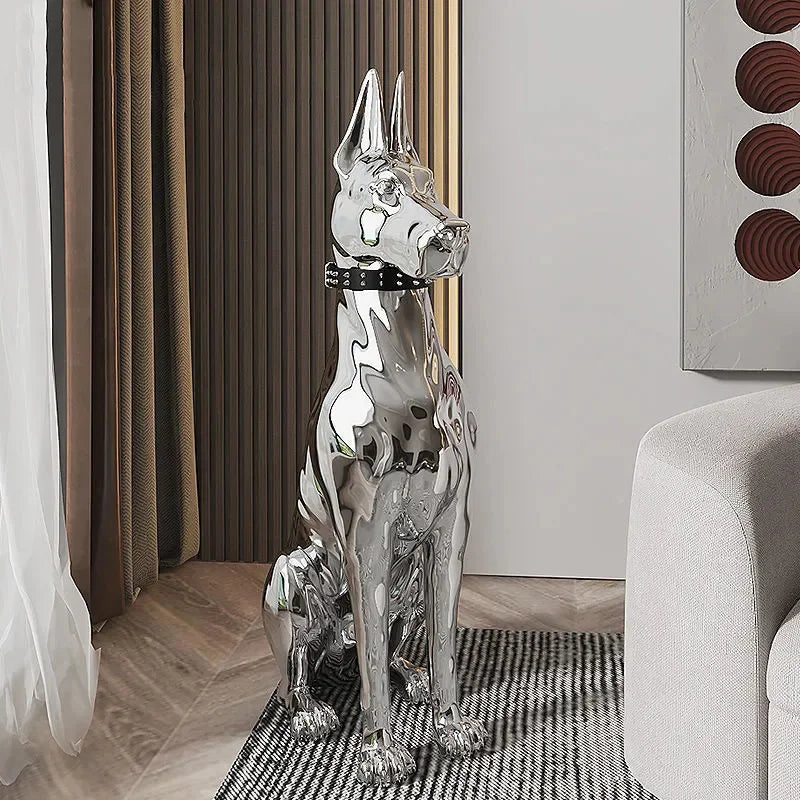 Elegant Dog Statue