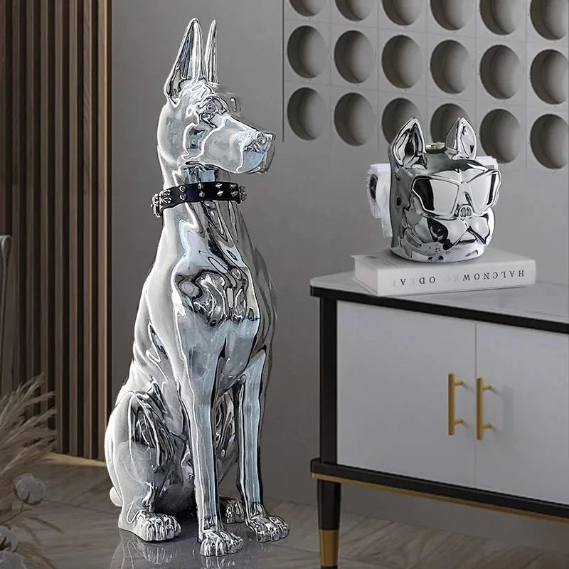 Elegant Dog Statue